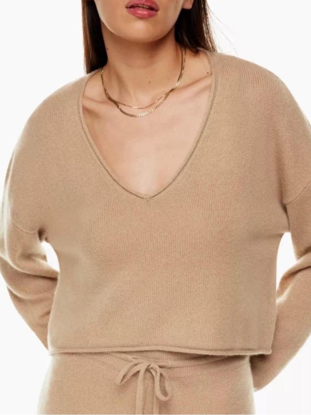 The Group by Babaton LUXE CASHMERE V-NECK SWEATER - Picture 5 of 10
